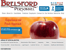Tablet Screenshot of brelsfordpersonnel.com